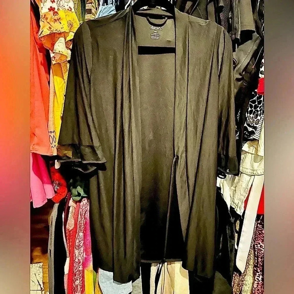 Gilligan & O’Malley Black Night Robe - Picture 1 of 2